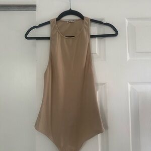 Free people, nude bodysuit, size S